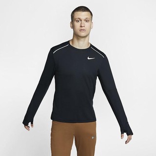 Hanorace Nike 3.0 Running Crew Barbati Negrii | KFYV-52079